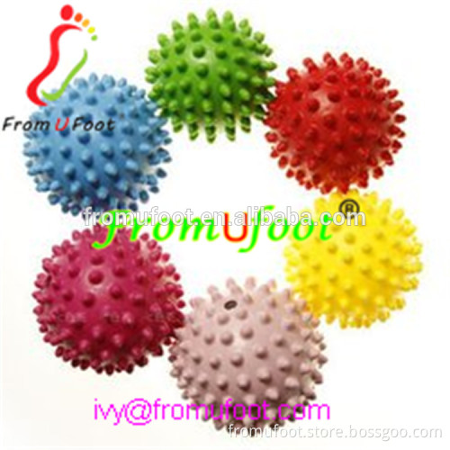 ZRWA17 PVC Foot massage ball TPU Round mini Spiky ball for Plantar fasciitis spur relif heel pain muscle exercise yogo fitness